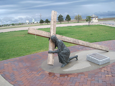 Jesus falls the first time